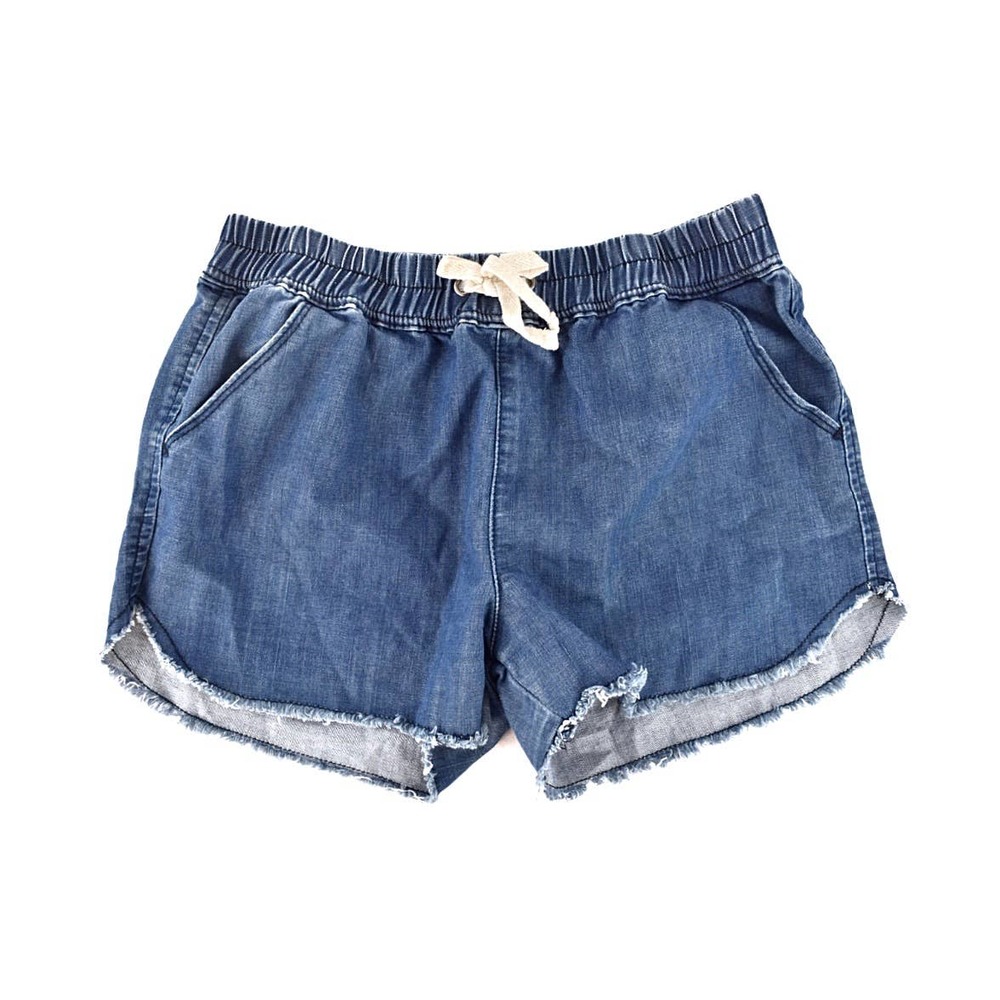 Hudson Girls Denim Drawstring Shorts Size L